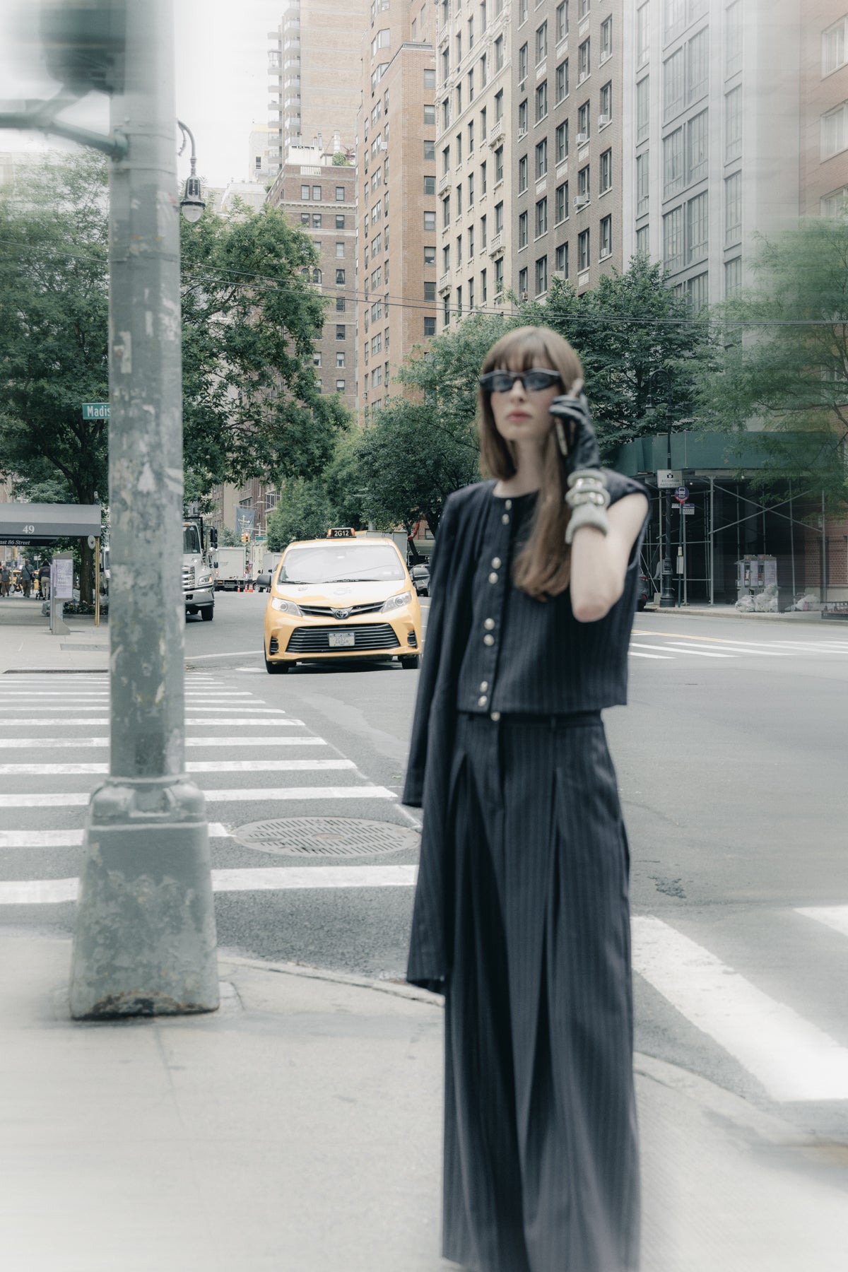 Veronica Navy Vest