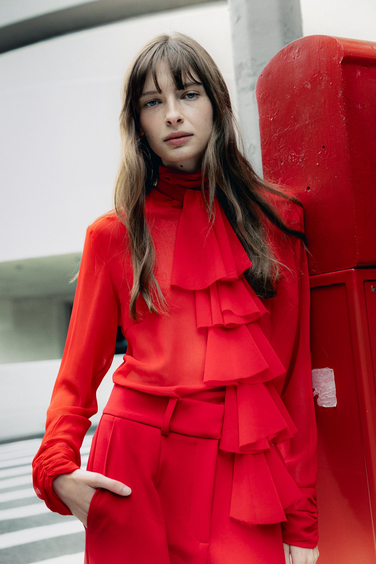 Red ruffles