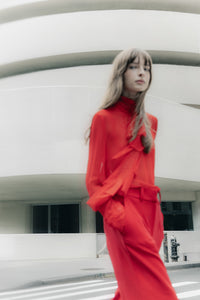 Blusa Crystal rojo
