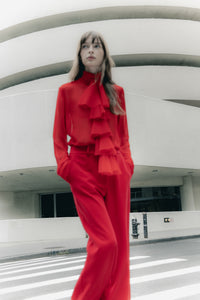 Blusa Crystal rojo