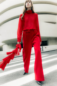 Red ruffles