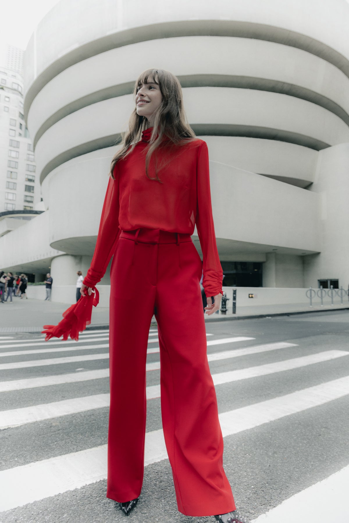 Pantalones Adela rojo