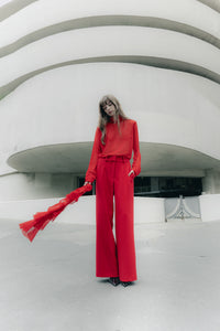 Blusa Crystal rojo