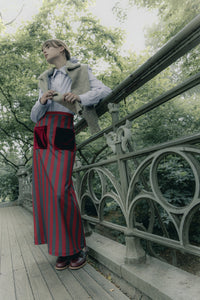 Claudia skirt with red stripes