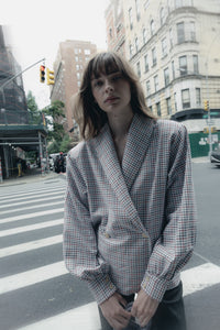 Iulene viyella checked shirt