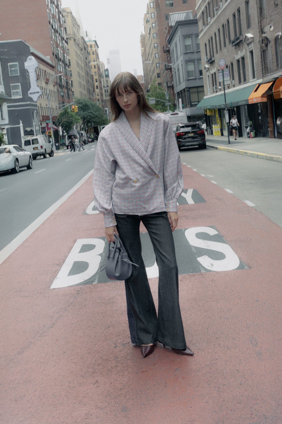 Iulene viyella checked shirt