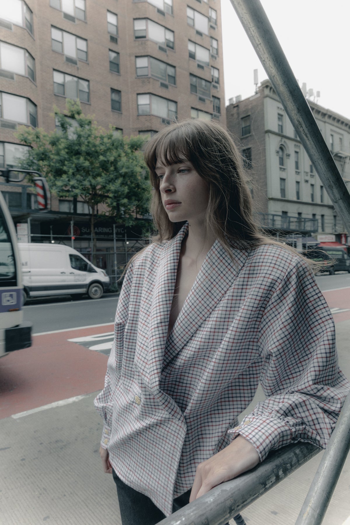 Iulene viyella checked shirt