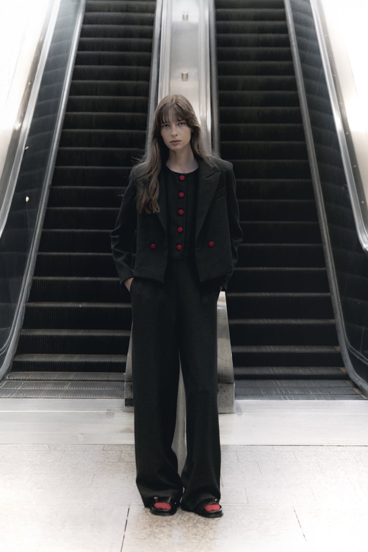 Steph charcoal grey jumpsuit