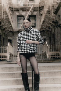 Bomber Valentina joya pata de gallo