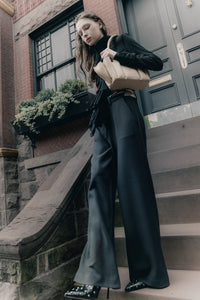 Pantalones Adela gris marengo