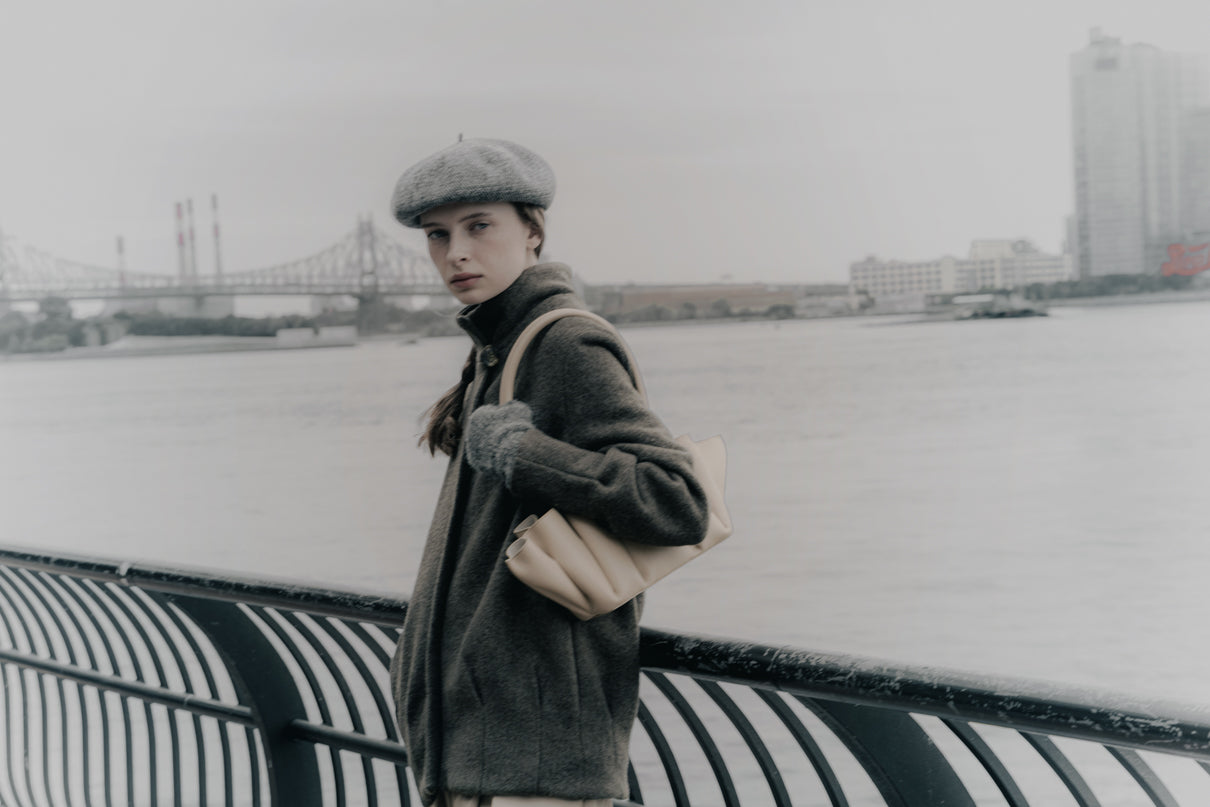 Green cooked wool Eva jacket
