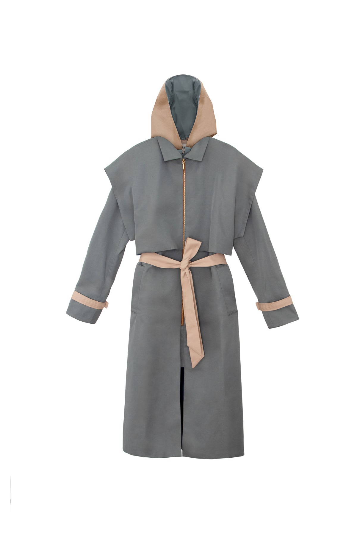 Gabardina Benedetta duo capucha agua