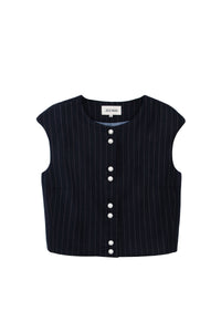 Veronica Navy Vest