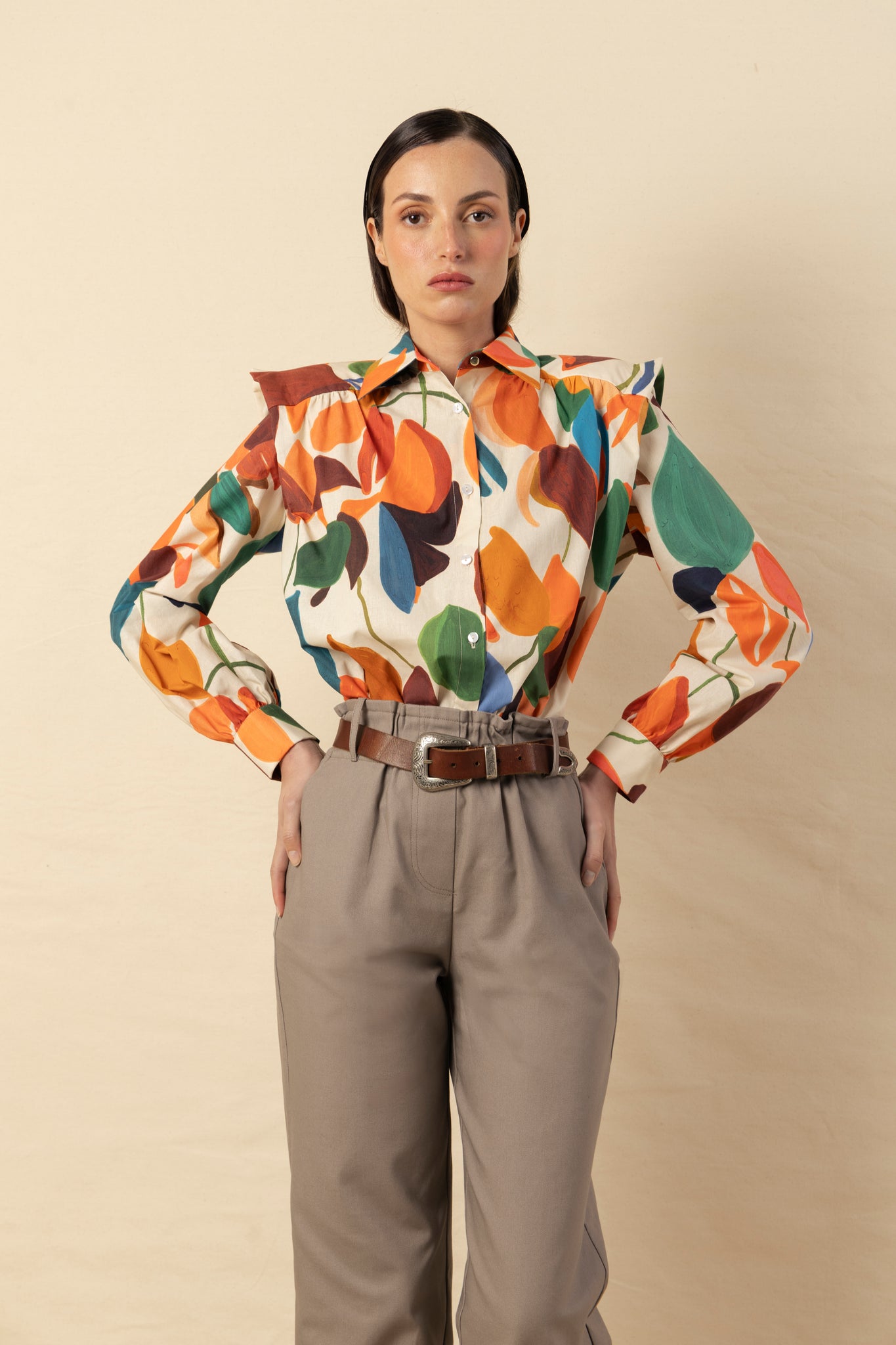 Camisa Marieta tropical
