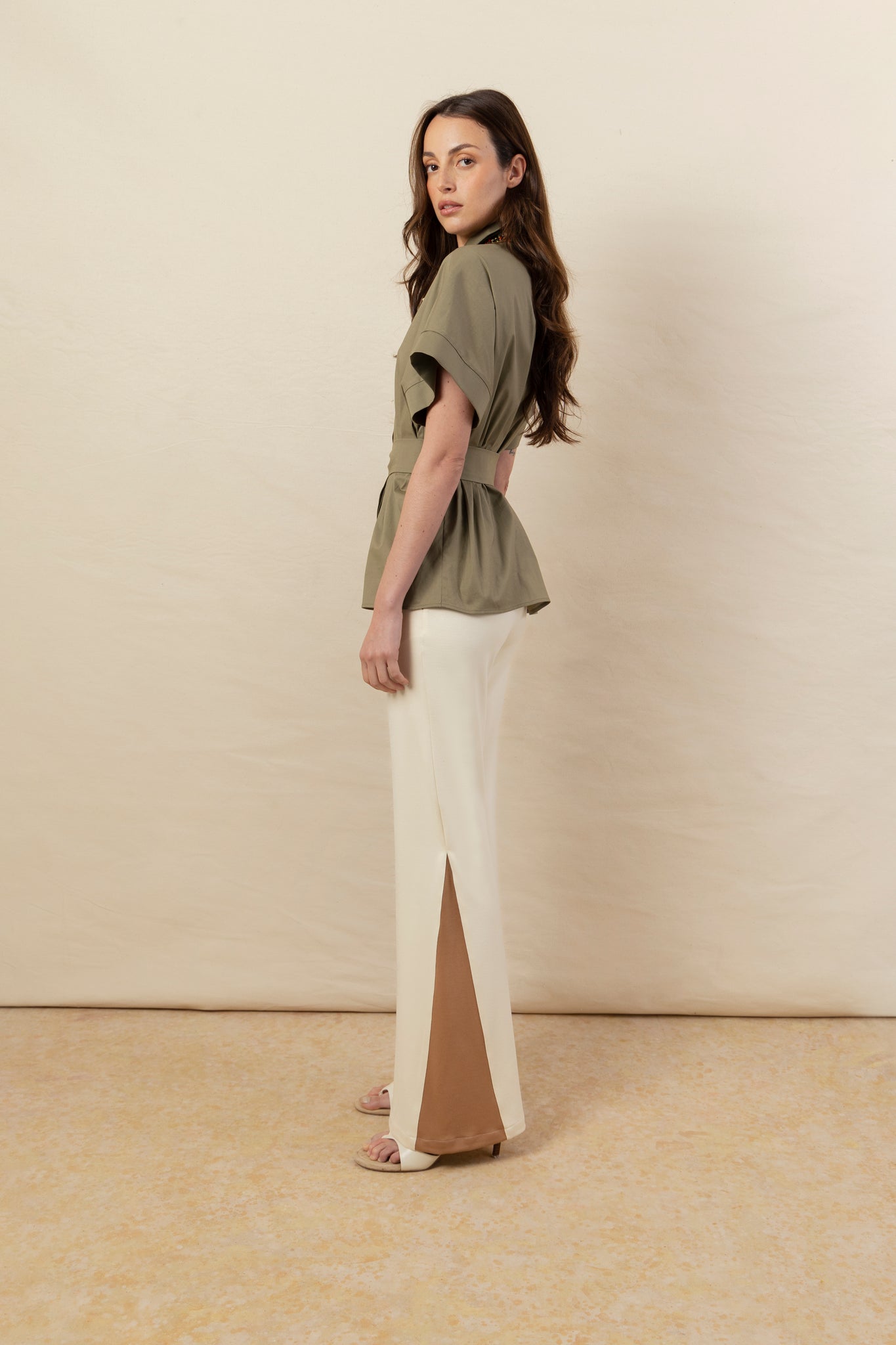 Camisa Noelia khaki