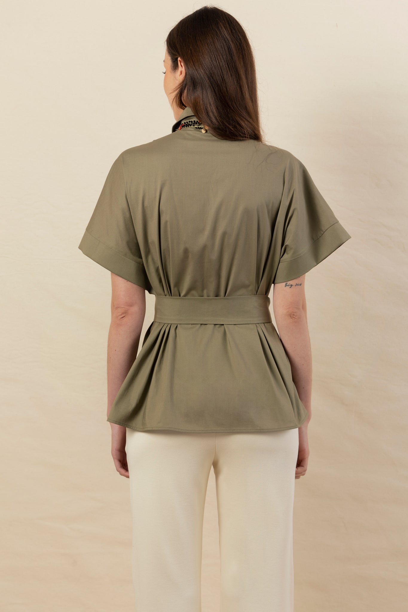 Camisa Noelia khaki