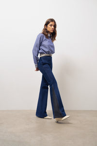 Pantalones Icíar denim slim marino