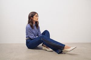 Pantalones Icíar denim slim marino