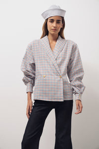 Iulene viyella checked shirt