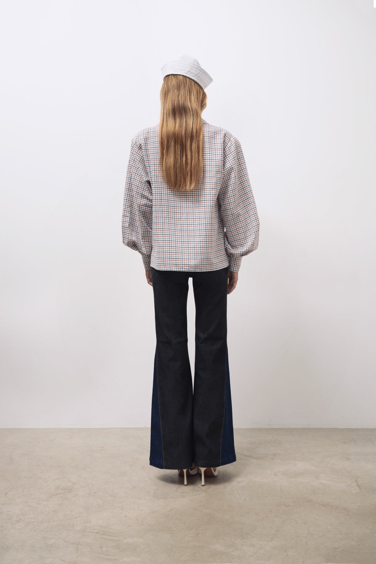 Iulene viyella checked shirt