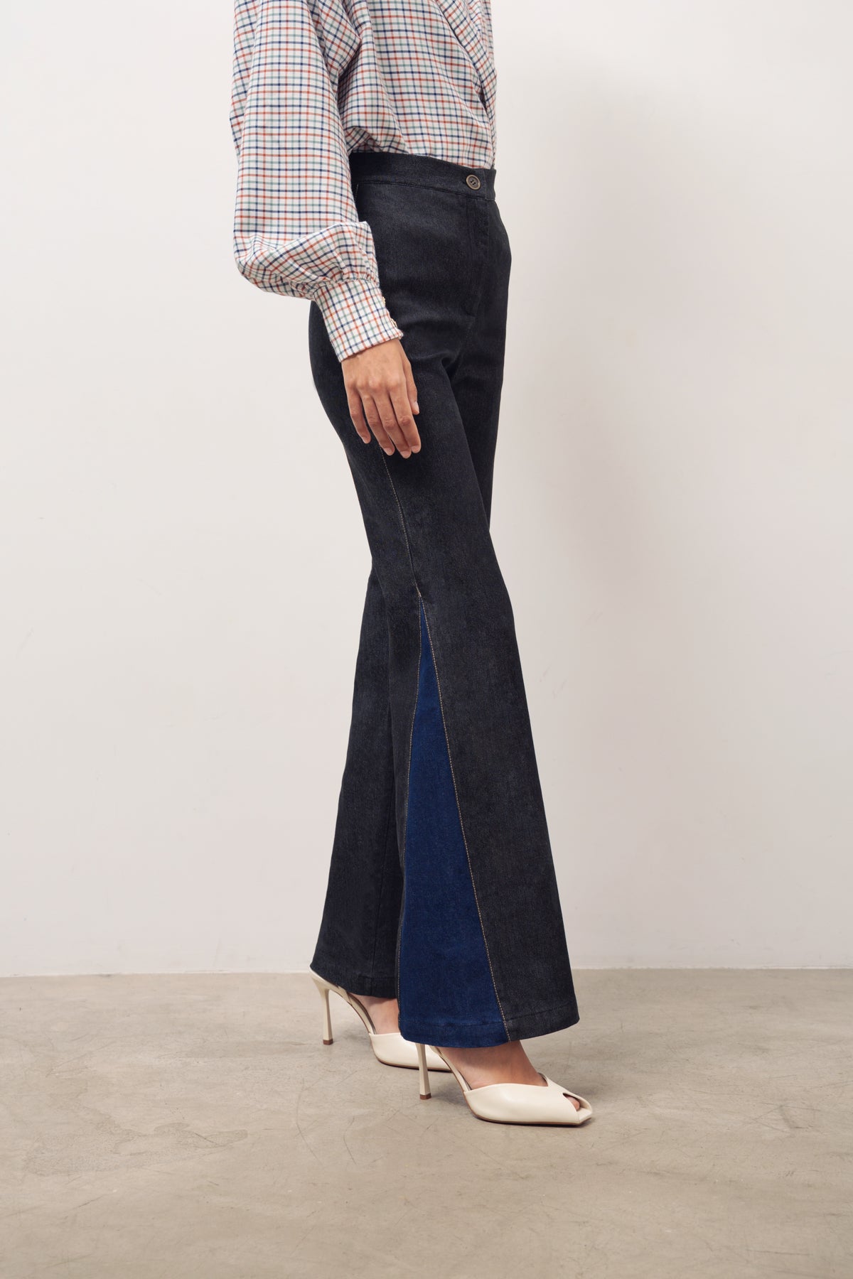 Pantalones Icíar denim slim negro