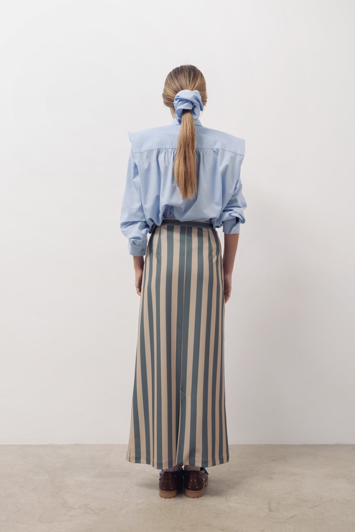 Marieta blue oxford shirt