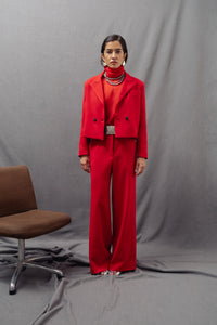 Pantalones Adela rojo