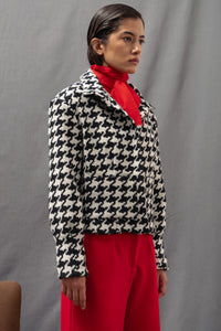 Bomber Valentina joya pata de gallo