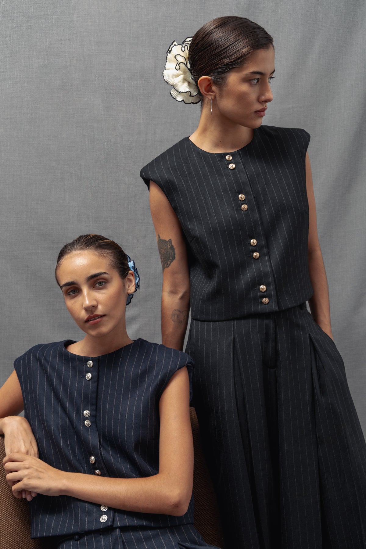 Veronica black vest