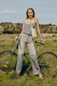 Pantalón Alba elastico gris