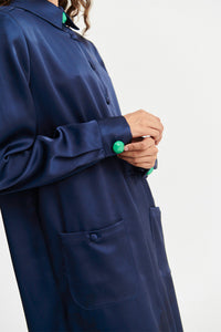 Vestido Giovanna Azul Marino