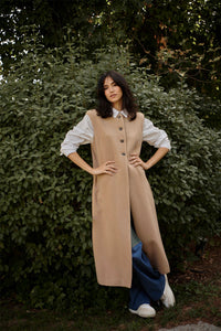 Chaleco Camilla camel