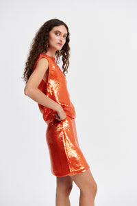 Falda Lu Naranja