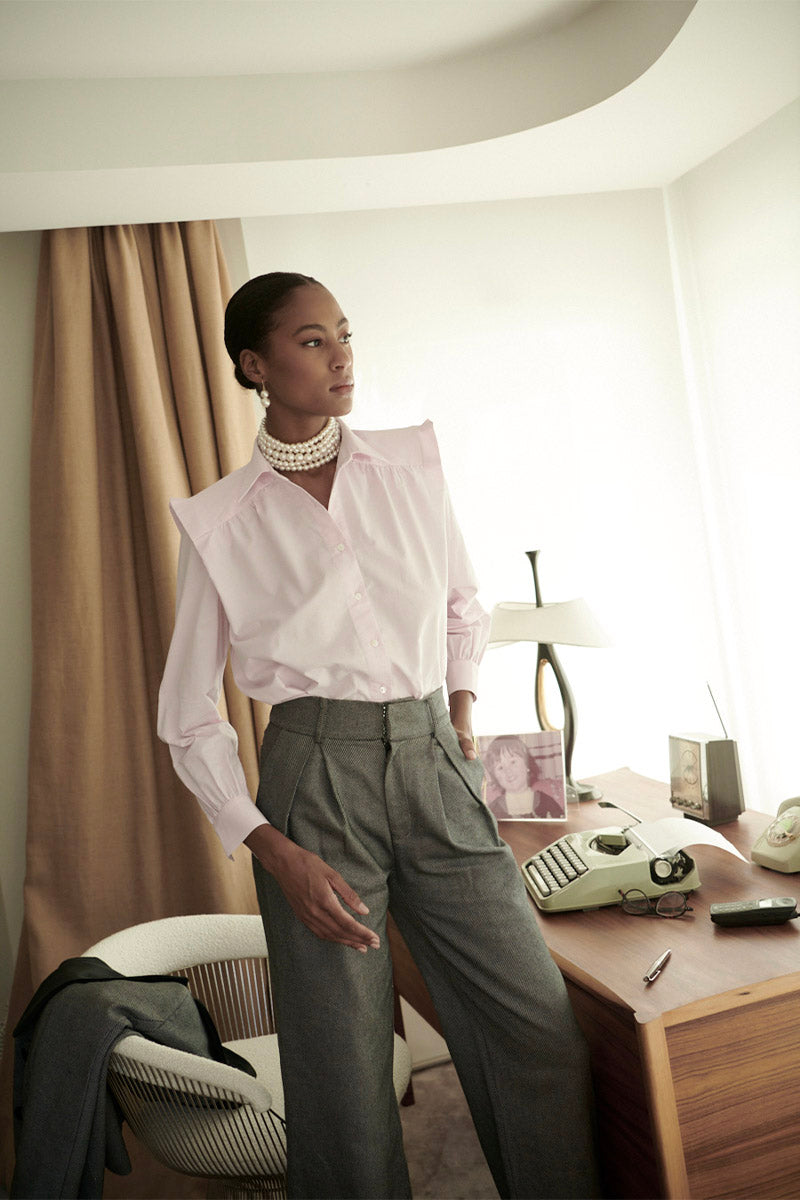 Camisa Marieta Rosa Suave