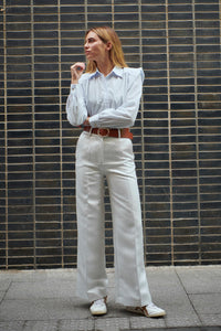 Camisa Marieta Gasa Azul