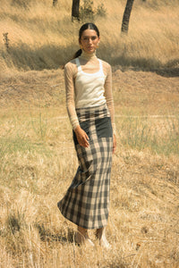 Falda Claudia terciopelo