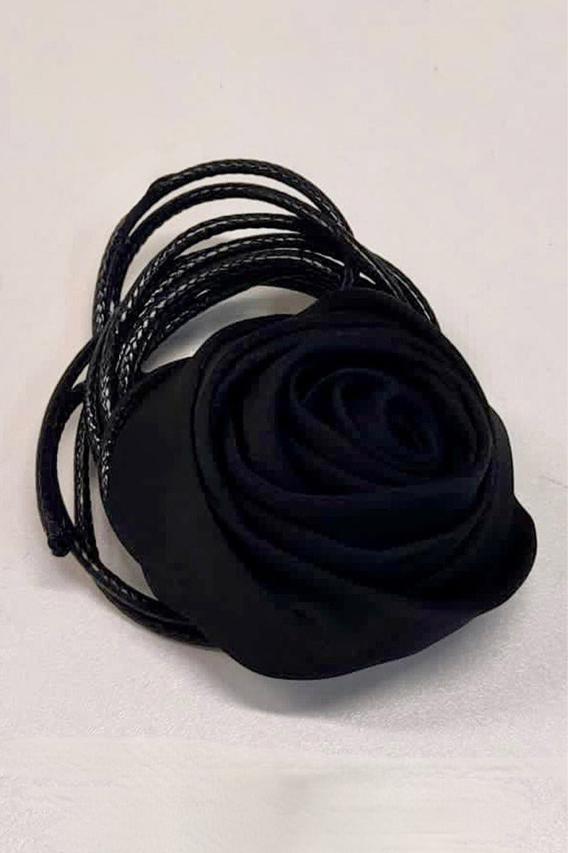 Choker Flor Negra