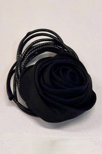 Choker Flor Negra
