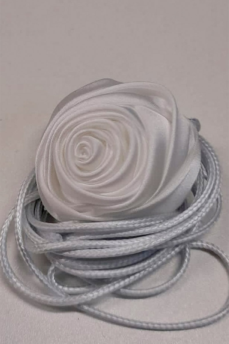 Choker flor Blanca