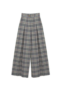 Pantalón Rosa Cuadros Gris
