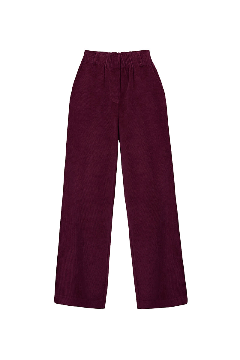 Pantalón Ainhoa Granate