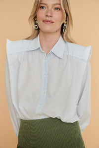 Camisa Marieta Gasa Azul