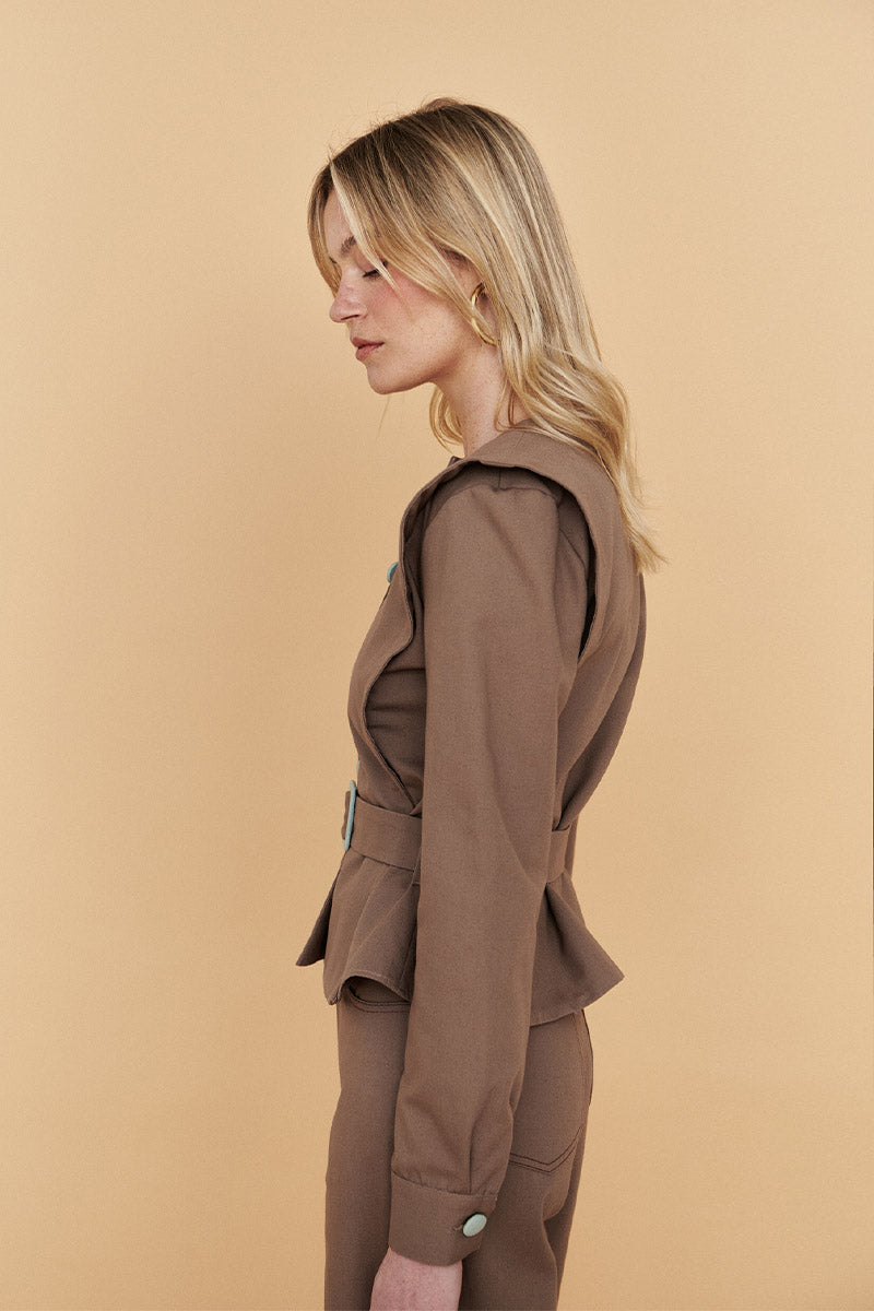 Chaqueta Lourdes Topo