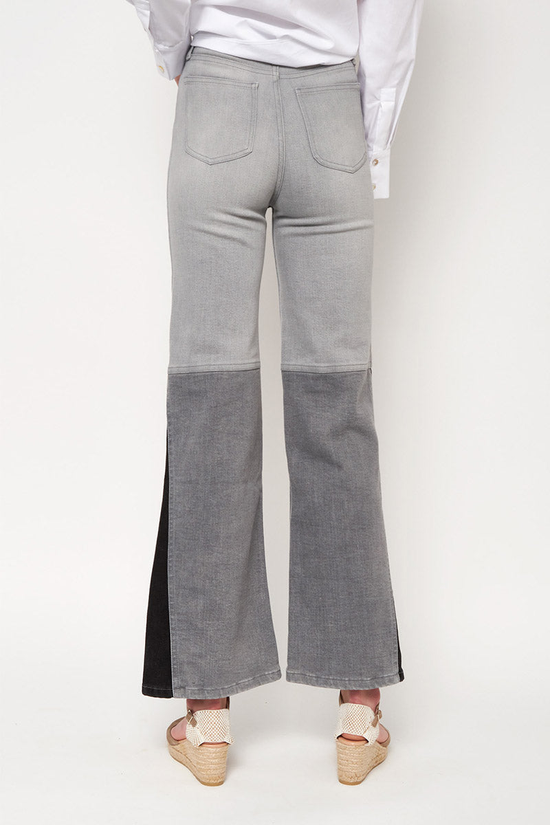 Pantalón Alba elastico gris