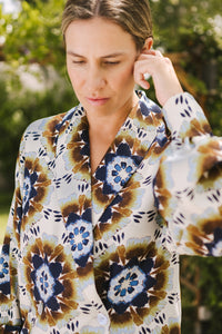 Camisa Iulene mosaico