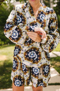 Camisa Iulene mosaico