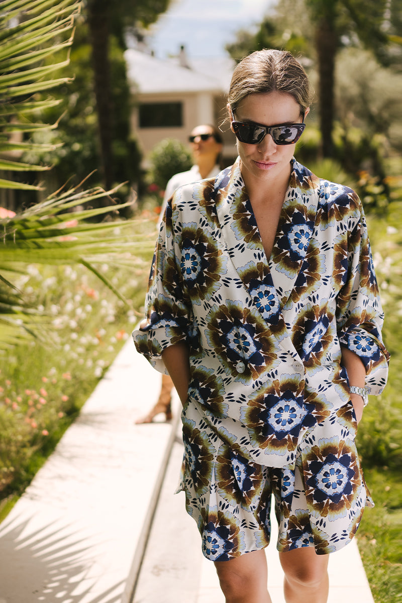 Camisa Iulene mosaico