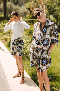 Camisa Iulene mosaico