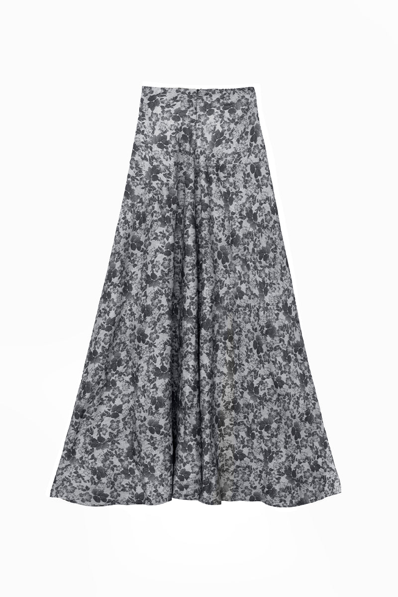 Falda Chio Larga Gris