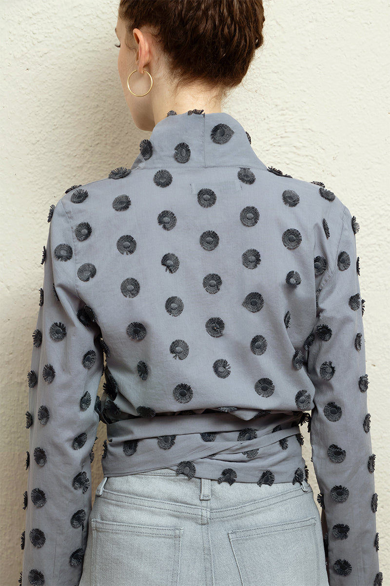 Camisa Alma Puntos Grises